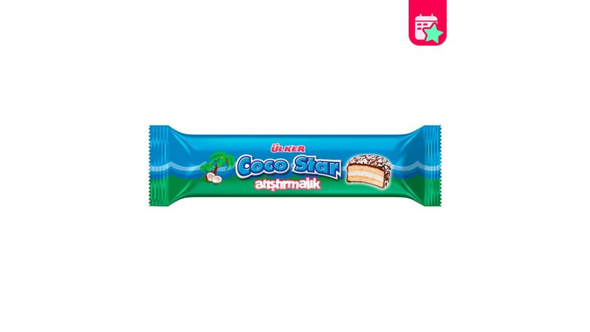 Ülker Coco Star Snack Sandwich Biscuit 66 g