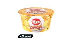 3'lü Eker Dip & Cips Cheddar Soslu Yoğurt 125 g Paketi