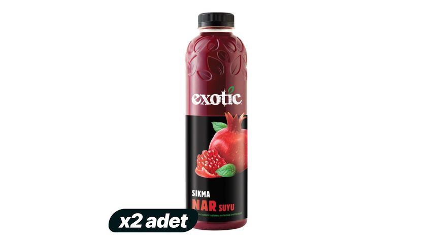 2'li Exotic Nar Suyu 750 ml Paketi