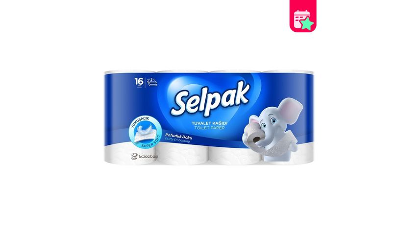 Selpak Toilet Paper 16 pcs - 3 Ply