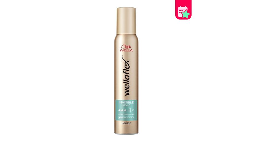 Wella Wellaflex Invisible Hold Hair Mousse 200 ml - 4/5 Hold