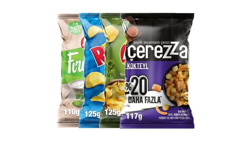 4x Çerezza & Lay's & Ruffles Chips Bundle