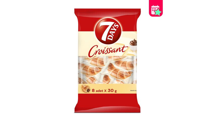7Days Cocoa Cream Croissant 8 x 30 g