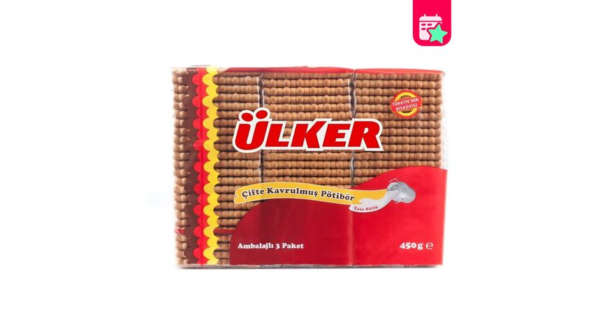 Ülker Petit Beur Double Roasted Biscuits 450 g