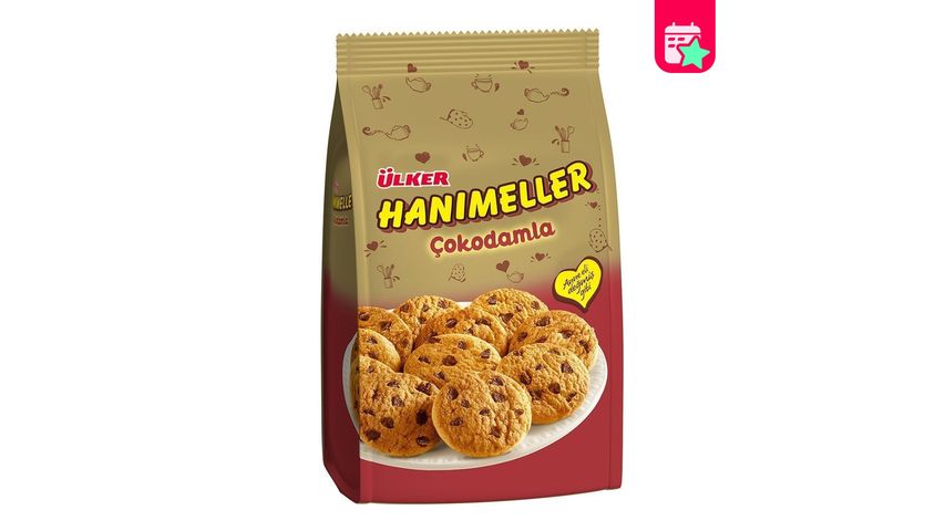 Ülker Hanımeller Çokodamla Cocoa Drop Biscuits 150 g
