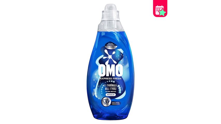 Omo Express Fresh Ultra White Liquid Detergent for Whites 1480 ml