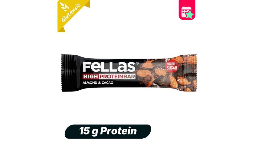 Fellas Almond & Cocoa High Protein Bar 45 g