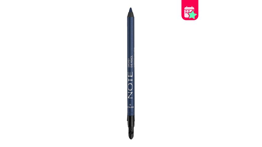 Note Smokey Eye Waterproof Eyeliner Pencil with Applicator 02 Deep Blue - Navy Blue