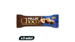 3x Fellas Choco Hazelnut Fruit Bar Bundle
