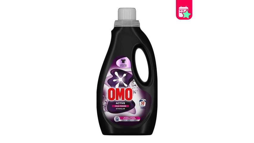 Omo Active Cold Power Blacks Liquid Detergent 1500 ml