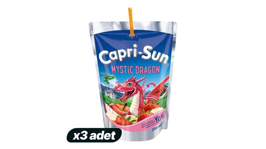 3'lü Capri-Sun Mystic Dragon 200 ml Paketi