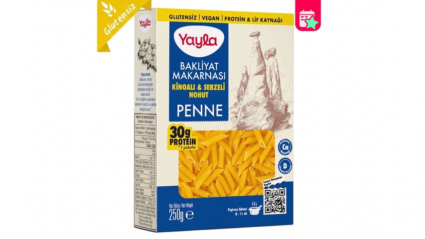 Yayla Chickpea Penne with Quinoa & Vegetables 250 g