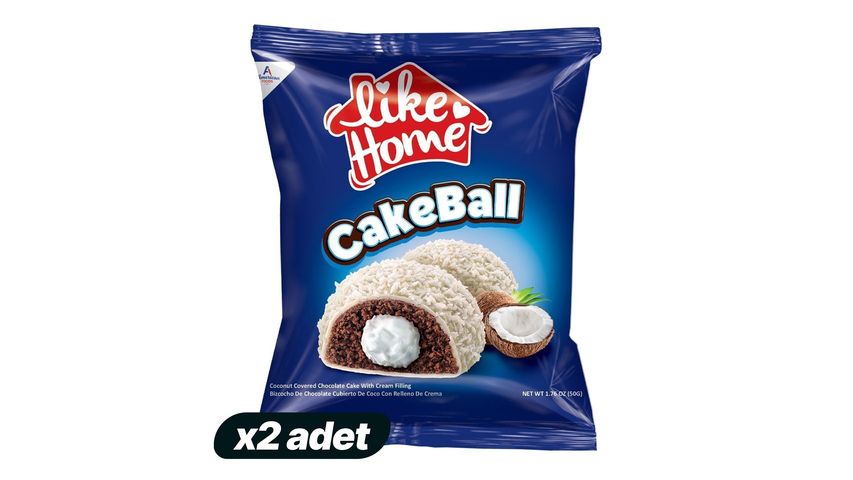 2'li American Foods Like Home Hindistan Cevizli Cakeball Paketi