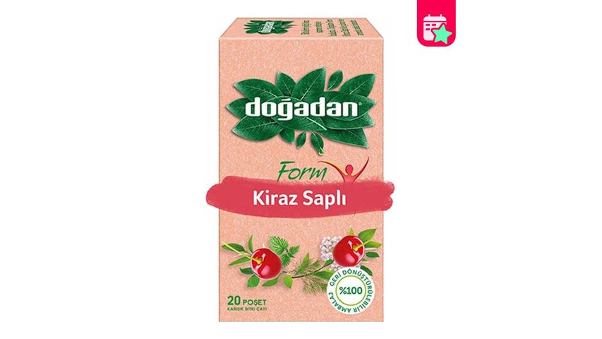Doğadan Form Cherry Stalk Mixed Herbal Tea 20 pcs