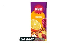 4'lü Dimes Karışık Meyve Nektarı Meyve Suyu 200 ml Paketi