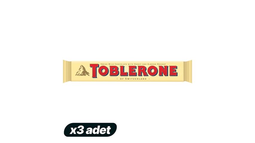 3x Toblerone Chocolate 35 g Bundle