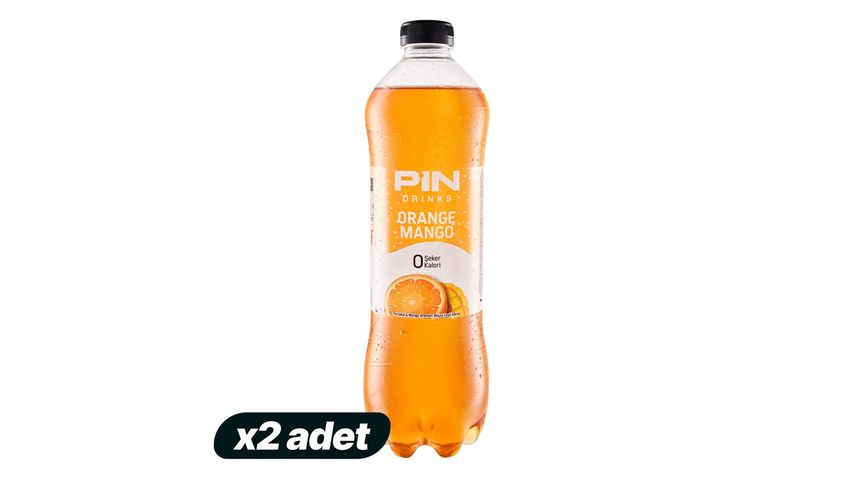 2'li Pin Orange Portakal & Mango Aromalı İçecek 1 L Paketi 