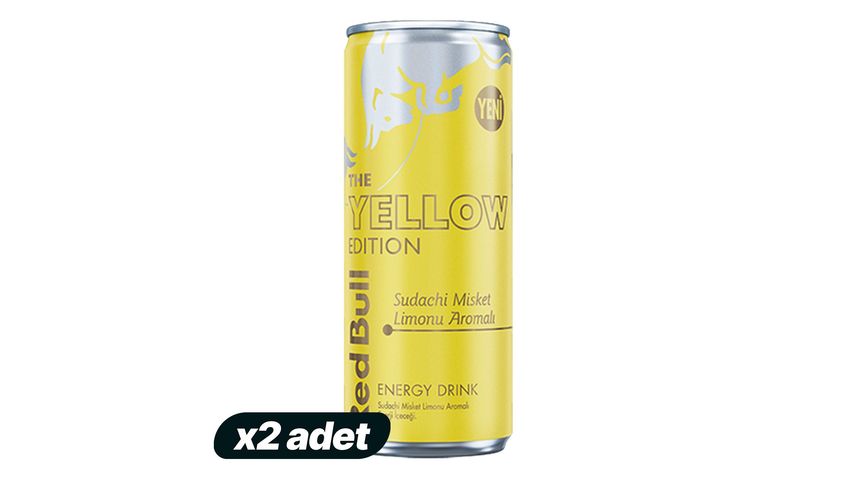 2x Red Bull Yellow Edition Energy Drink 250 ml Bundle