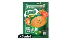5'li Knorr Kıtırlı Ezogelin Çabuk Çorba Paketi