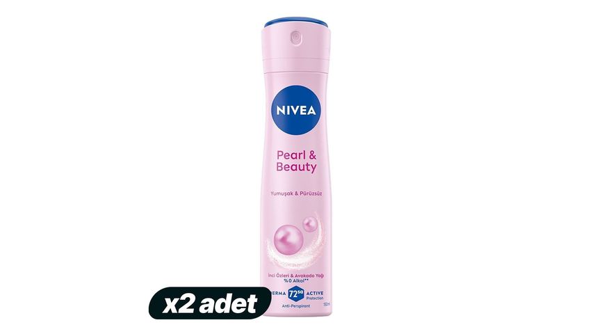 2'li Nivea Pearl & Beauty Kadın Deodorant 150 ml Paketi