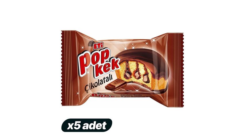5x Eti Chocolate Popkek Bundle