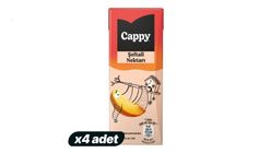 4'lü Cappy Seftali Nektari Meyve Suyu 200 ml Paketi
