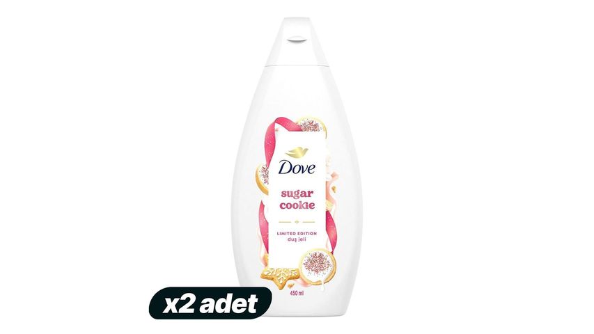 2x Dove Sugar Cookie Shower Gel Bundle