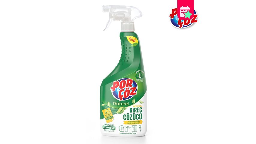 Porçöz Plant-Based Spray Limescale Remover 750 ml