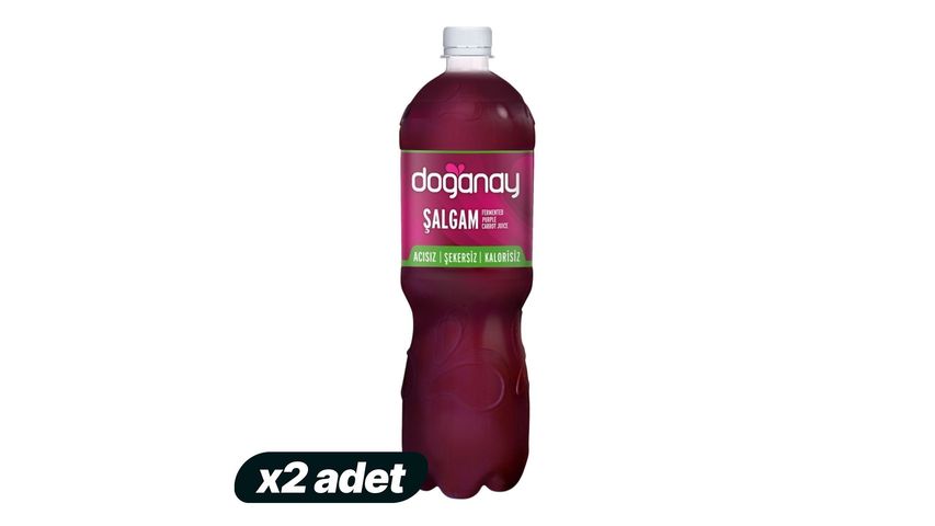 2'li Doğanay Sade Şalgam Suyu 1 L Paketi