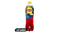2'li Lipton Ice Tea Limon Pet 1 L Paketi