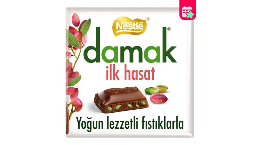 Nestlé Damak First Harvest Milk Chocolate with Pistachios 60 g