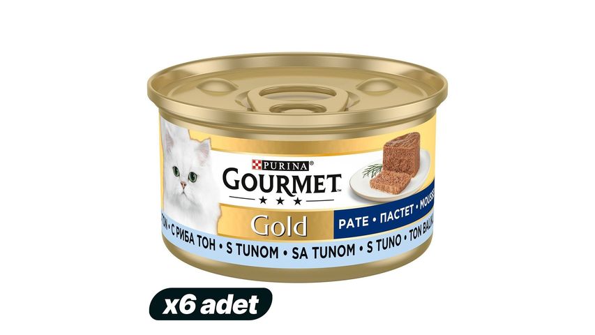 6x Purina Gourmet Gold Minced Tuna Wet Cat Food 85 g Bundle