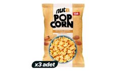 3'lü Nutzz Yer Fıstıklı & Bademli Popcorn Patlamış Mısır 85 g Paketi