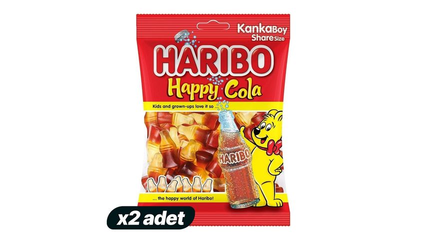 2'li Haribo Happy Cola 80 g Paketi