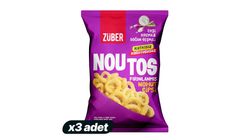 3’lü Züber Noutos Ekşi Krema & Soğan Nohut Cips 55 g Paketi