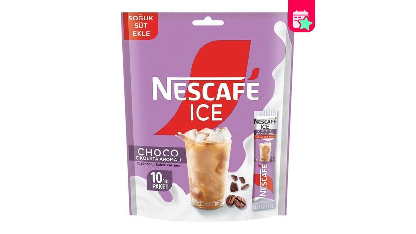 Nescafé Nescafe 3 in 1 Ice Choco 10.6 g Pack of 10