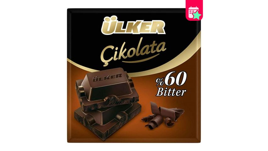 Ülker 60% Dark Square Chocolate 60 g