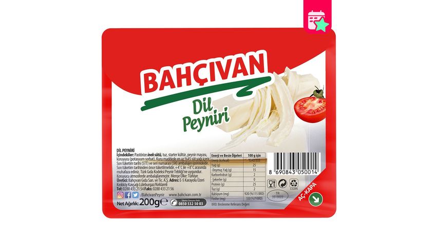 Bahçıvan String Cheese 200 g
