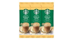 3x Starbucks Vanilla Latte 21.5 g Bundle