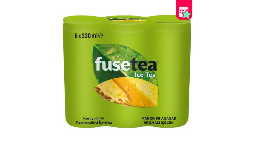 Fuse Tea Mango & Pineapple 6 x 330 ml