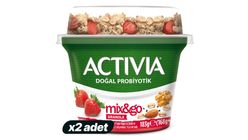 2x Activia Mix & Go Strawberry & Chia Granola 183 g Bundle