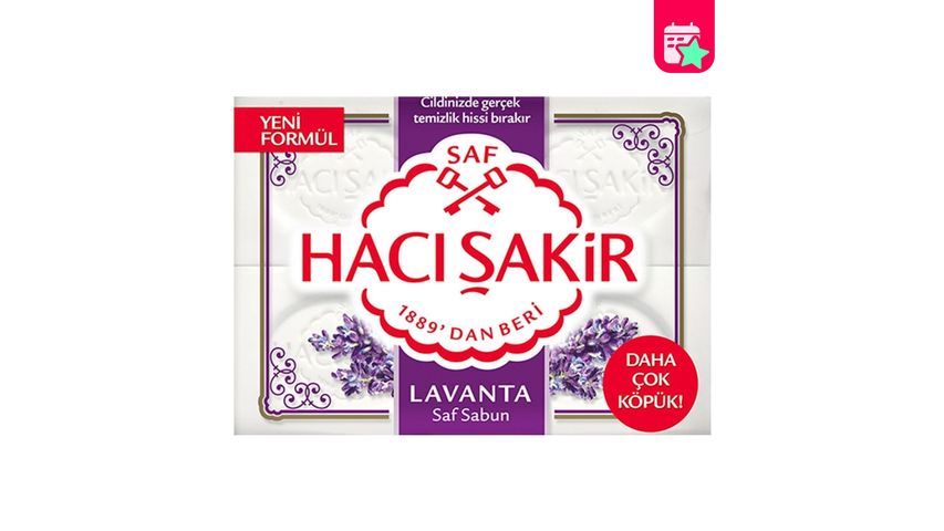 Hacı Şakir Lavender Bar Soap 4 x 150 g