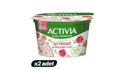 2x Activia Bowl Raspberry & Oats & Walnut 150 g Bundle