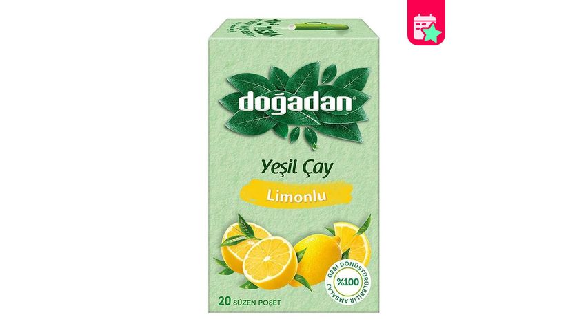 Doğadan Green Tea Lemon 20s
