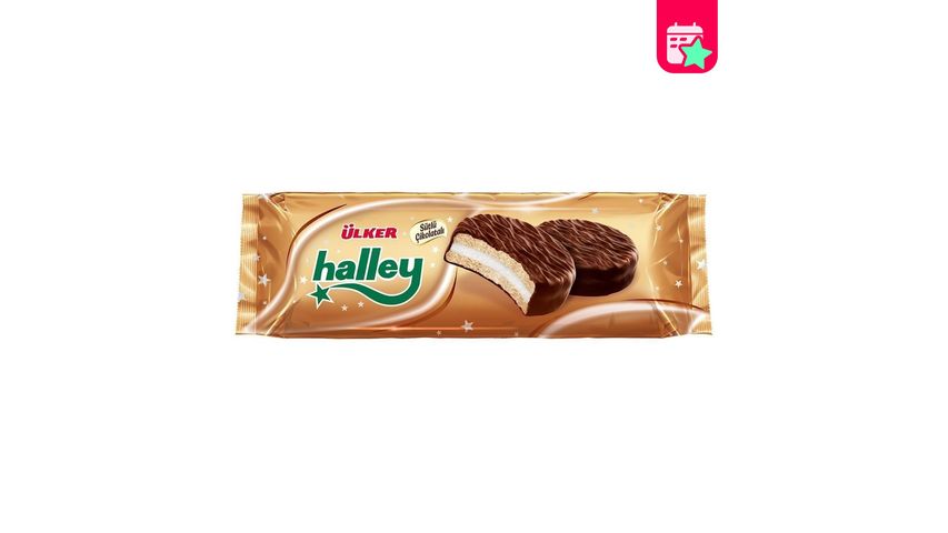 Ülker Halley Chocolate Covered Biscuits 8 x 30 g