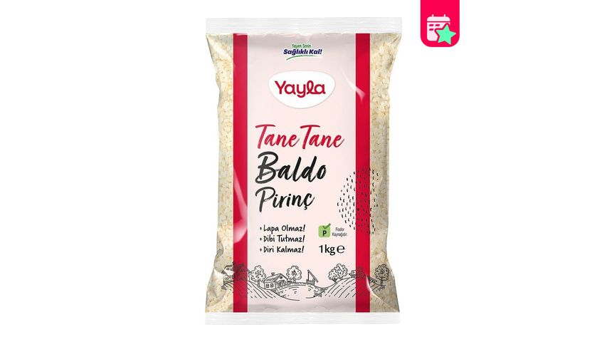 Yayla Tane Tane Baldo Rice 1 kg