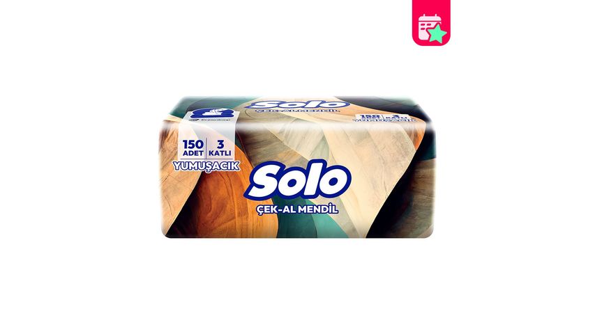 Solo Pull & Take Tissue 150-Pack