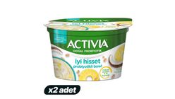 2x Activia Feel Good Probiotic Bowl Pineapple & Oats & Coconut 150 g Bundle