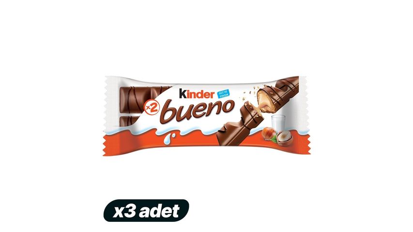 3x Kinder Bueno 43 g Bundle