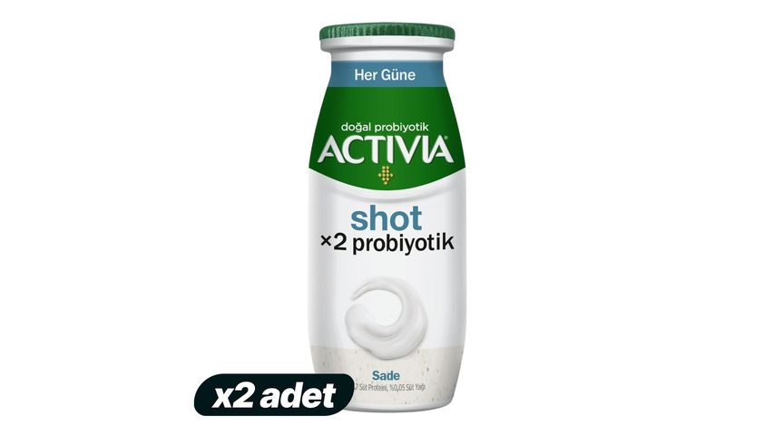 2'li Activia Shot Sade 80 ml Paketi